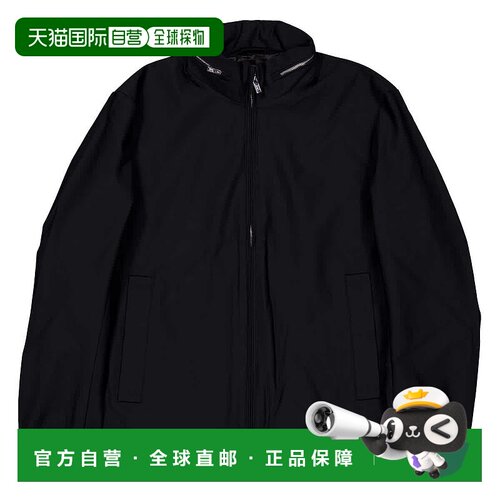 自营Emporio Armani Essentials Full-Zip Nylon Jacket with Sto