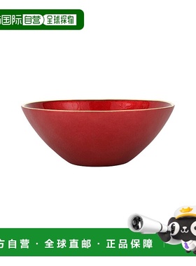 自营 vietri金属玻璃红宝石小碗 美国奥莱直发