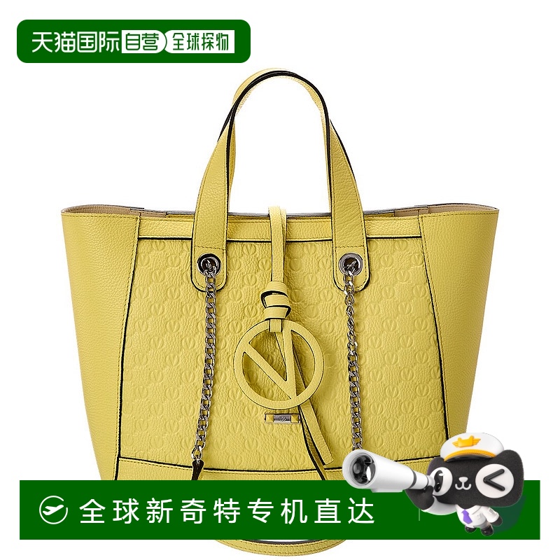 自营Valentino by Mario Valentino Sophie Medallion 皮革手提包