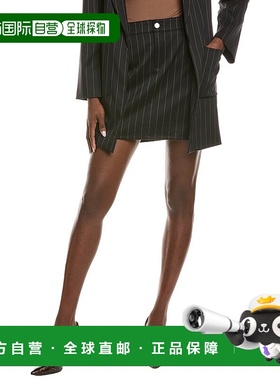 自营Kenneth Cole细条纹迷你裙-蓝色 美国奥莱直发