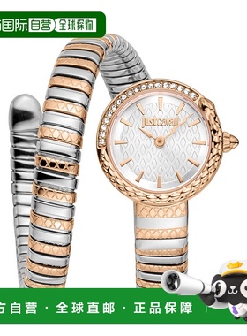 自营Just Cavalli Women's Snake 316L Stainless Steel Watch -
