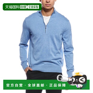 自营Brooks Mock blue 美国奥 Zip Sweater Brothers Neck