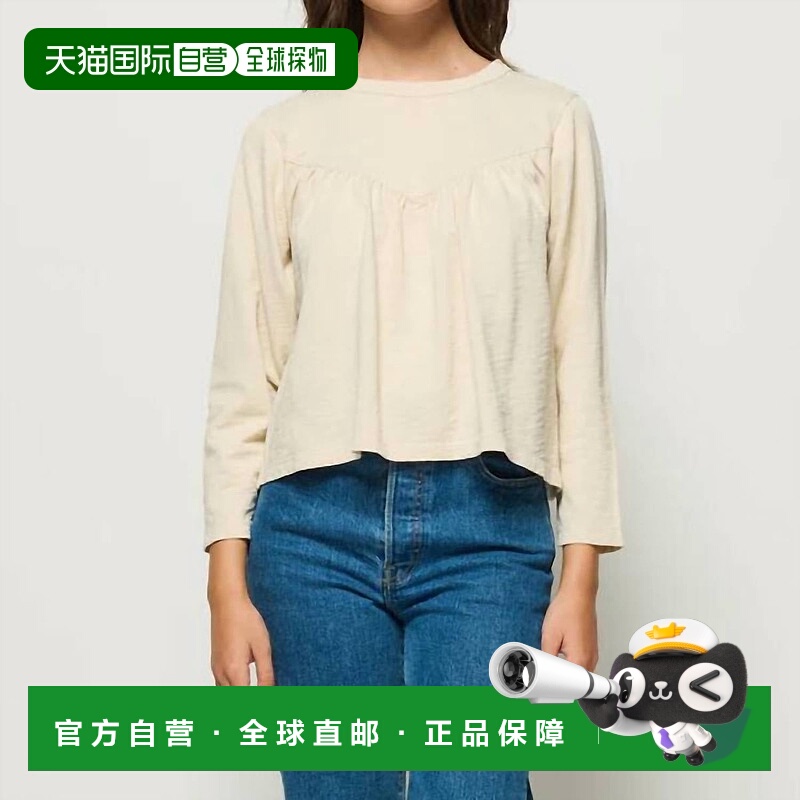 自营nation ltd羊皮纸莫娜手镯袖T恤 美国奥莱直发