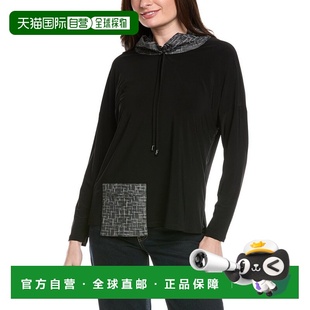 自营Joseph Ribkoff Embellished Top - black 美国奥莱直发