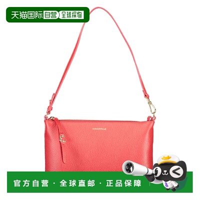 自营Coccinelle Leather Women Women's Handbag - red 美国奥莱