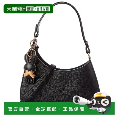 自营Persaman New York Sloane Leather Shoulder Bag - black 美