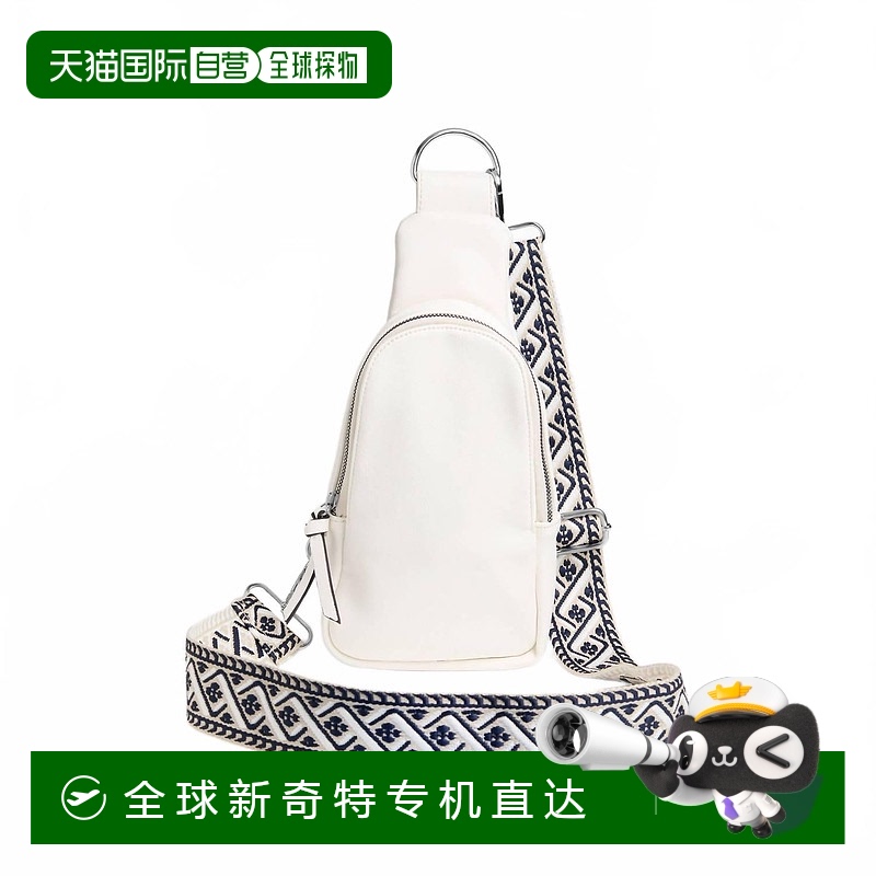 自营 coco + carmenRhea纯素白色斜挎包 【美国奥莱】直发