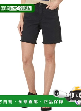 自营Toad&Co Balsam Seeded Cutoff Shorts Women Black Organic