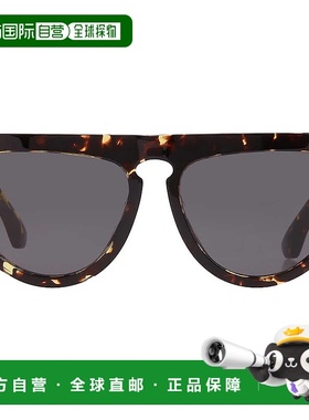 自营Burberry Dark Grey Browline Ladies Sunglasses BE4416U 41