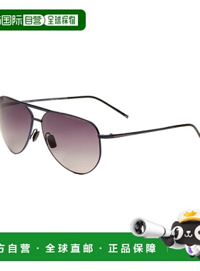 自营 porsche design保时捷设计男式62毫米蓝色太阳镜-蓝色 美国