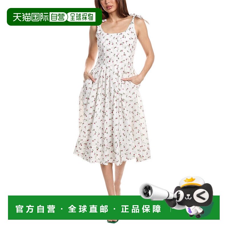 自营 Beach Riot Maisie A 字形连衣裙 - 白色 美国奥莱直发