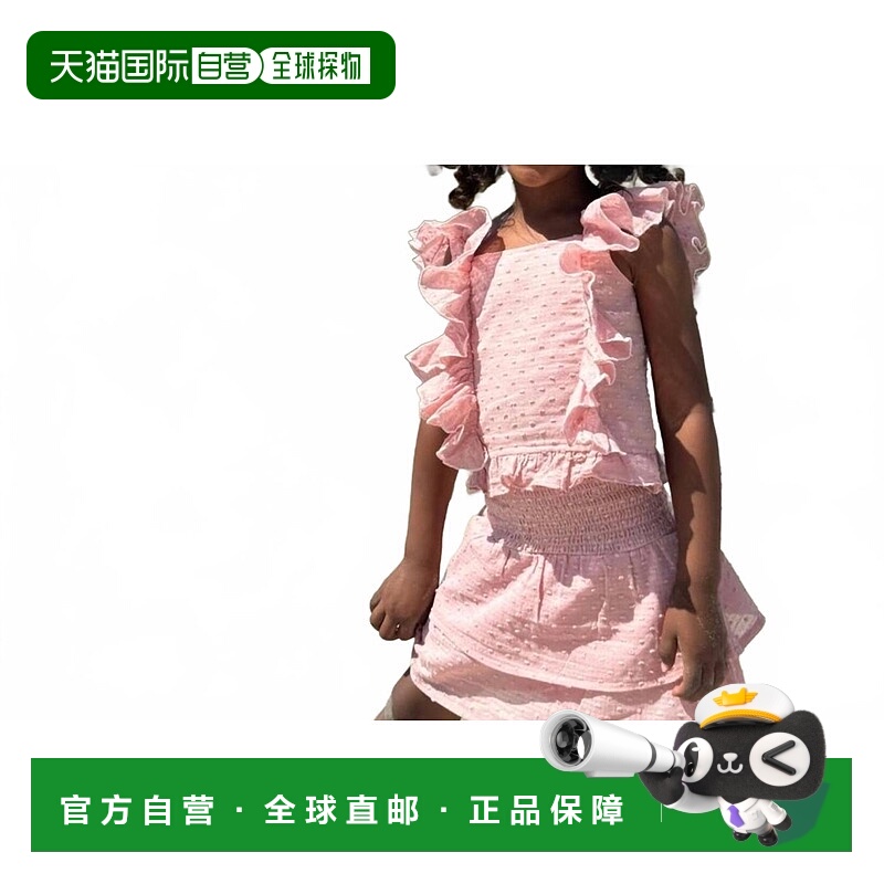 自营vignette女孩的梅根泡泡粉红色 美国奥莱直发