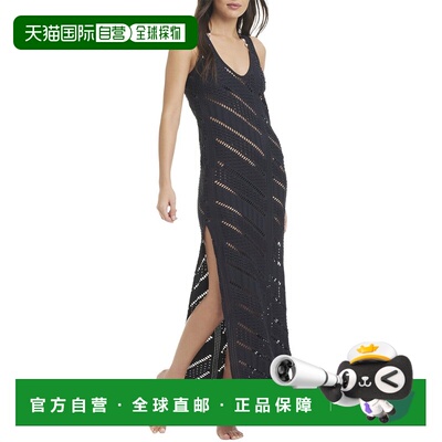 自营Red Carter Core Coverup Long Tank Dress - black 美国奥莱