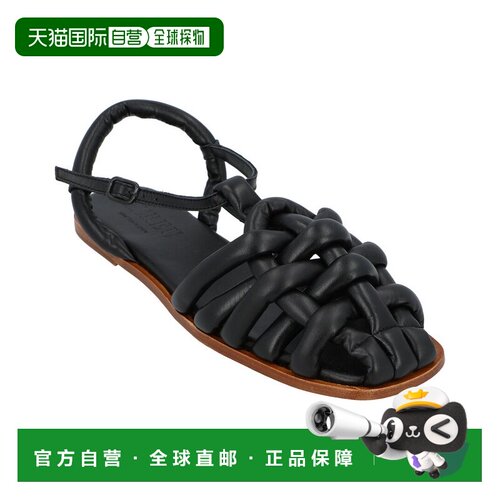 自营Hereu Cabersa皮革凉鞋-黑色 美国奥莱直发