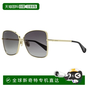 金色 太阳镜 Max 自营 毫 Menton1 女士 MM0097 黑色 32B Mara