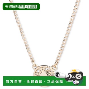 【美国直邮】givenchy 通用 项链纪梵希吊坠金色字母日常简约