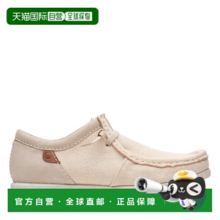 自营Clarks ShacreLite Moc in Beige Textile - ivory combinati
