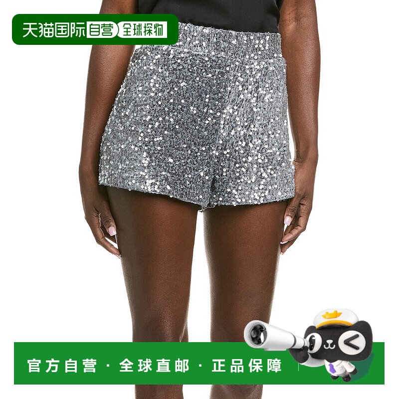 自营Endless Rose Sequins Short - grey 美国奥莱直发