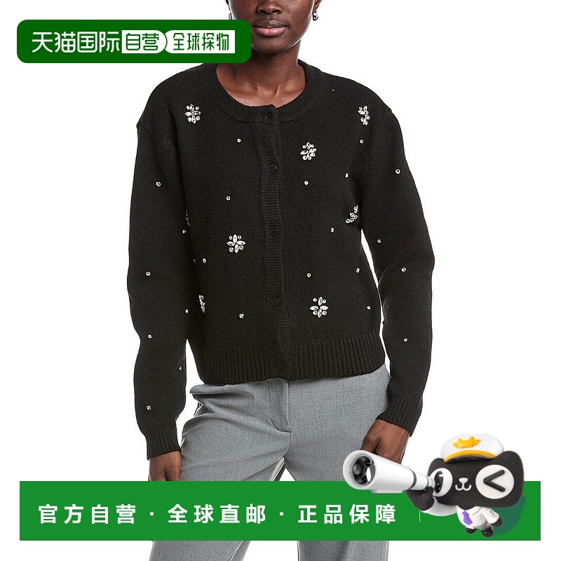 自营ANNA KAY Monaroe Cashmere-Blend Cardigan - black 美国奥