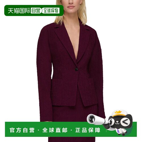 自营Lafayette 148 New York Pintuck Back Jacket - purple 美国