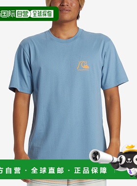 自营 Quiksilver The Original T恤男式蓝色短袖圆领FTS201-蓝色