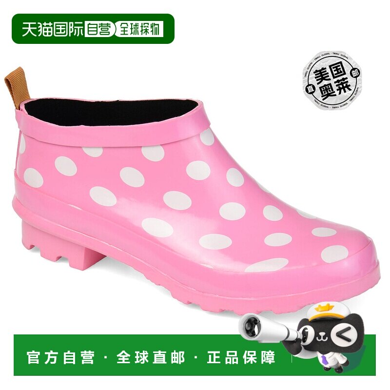 Journee Collection 女式 Rainer 雨靴 - 粉色 【美国奥莱】直发