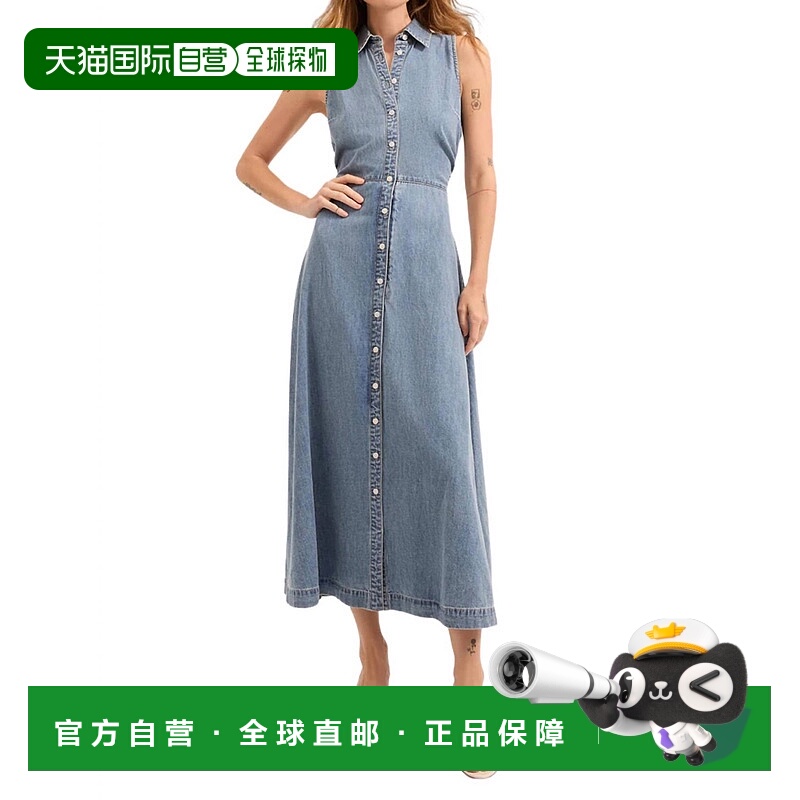 自营veronica beard星光下的Fuller Midi连衣裙 美国奥莱直发