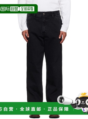 1h可退 香港直邮潮奢 CARHARTT WIP 男士 黑色 Single Knee 牛仔