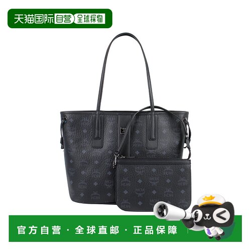 自营Mcm女士迷你手提包经典老花满印托特包购物袋子母包小号日常
