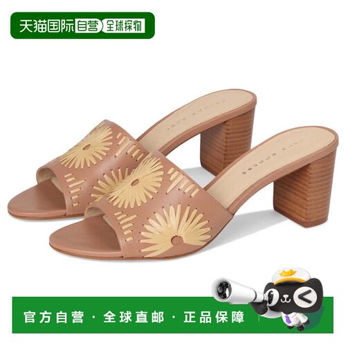 自营Jack Rogers Susie凉鞋女士Cafe Au Lait粗跟滑梯ZOGG3618-棕