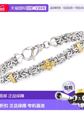 自营Ross-Simons Sterling Silver and 18kt Gold Over Sterling