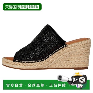 Woven Cabriah Espadrille Wedge Black 自营Lucky Sandal Brand