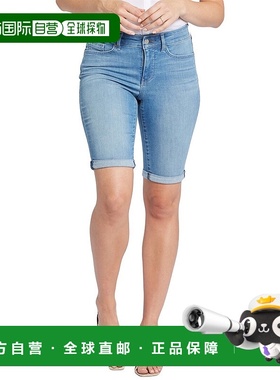 自营 NYDJ Briella 短款 Mesmerize 牛仔裤 - 蓝色 美国奥莱直发