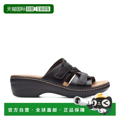 自营Clarks Merliah Karli in Black Leather - black 美国奥莱直