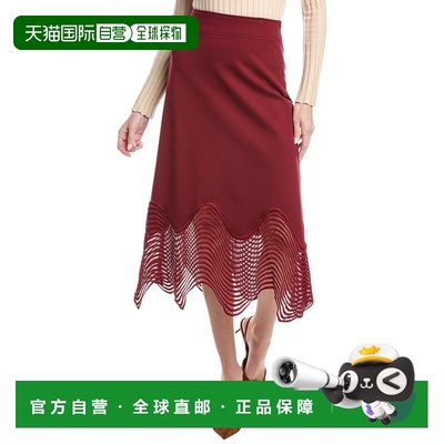 自营Gracia A-Line Skirt - red 美国奥莱直发