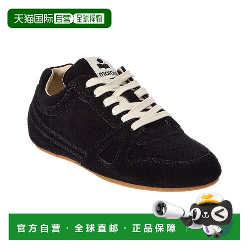 自营Isabel Marant Senny绒面革运动鞋-黑色 美国奥莱直发德训鞋