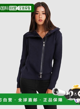 自营 belle & bloomBrother's Zip Front Jumper-海军蓝 美国奥莱