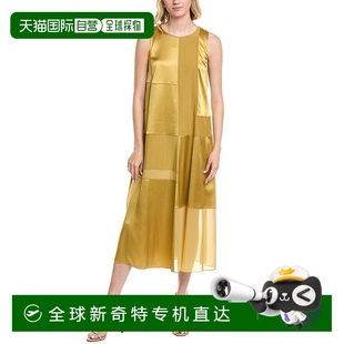 yorkLafayette 自营 new lafayette 148纽约格子丝绸迷笛连衣 148