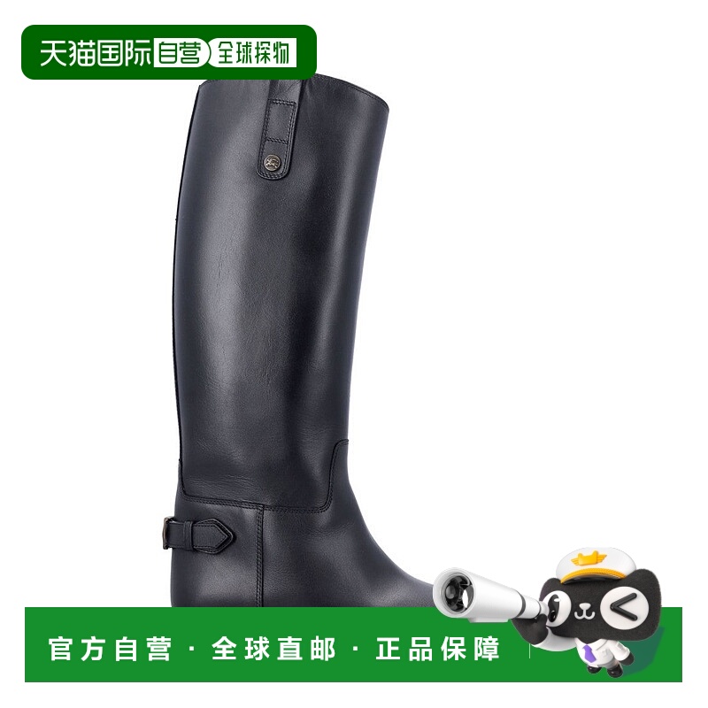 自营burberryKnee-High Cavalier Boot In Smooth Calf Leather -