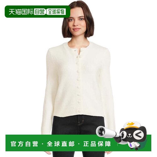 自营madewellMadewwell Kensington Shrunken开衫毛衣女式白色棉G