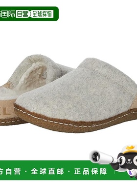 1h可退 香港直邮潮奢 Sorel 冰熊 女士 Nakiska™ Scuff 平底鞋