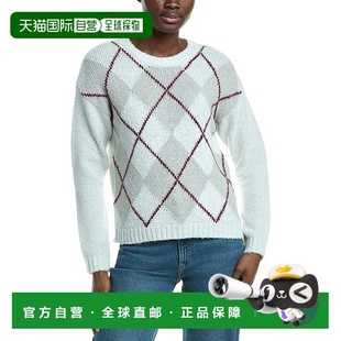 White 自营Design Sweater Argyle 美国奥莱直发毛衣 History