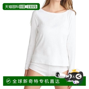 Long 自營(yíng) Tee Sleeve Lounge White Yummie white 美國(guó)奧萊