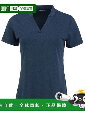 自营 cutter & buckCutter&Buck Forge加热弹力女式刀片T恤-深海