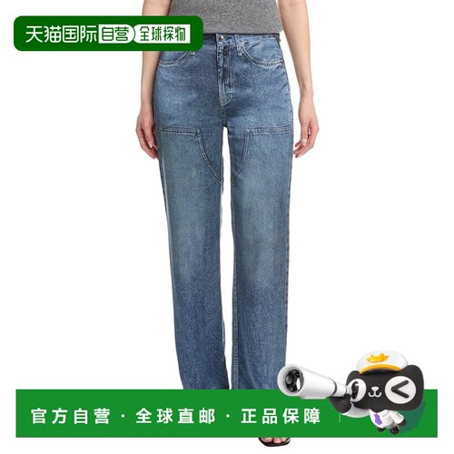 自营rag & bone Miramar Satin Logan Carpenter Pant - blue 美