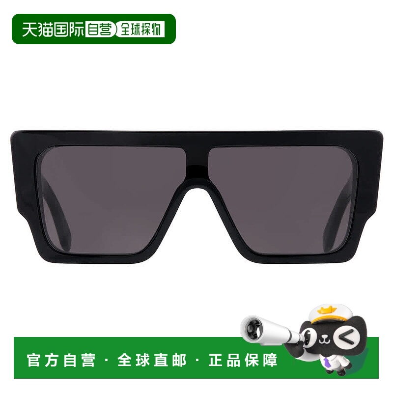 自营Off-White MARION Dark Grey Round Unisex Sunglasses OERI1