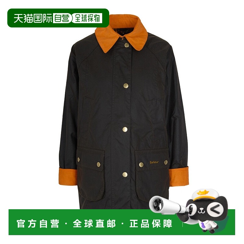 自营barbourOlive/Ancient Icons Modern Beadnell Wax Jacket -