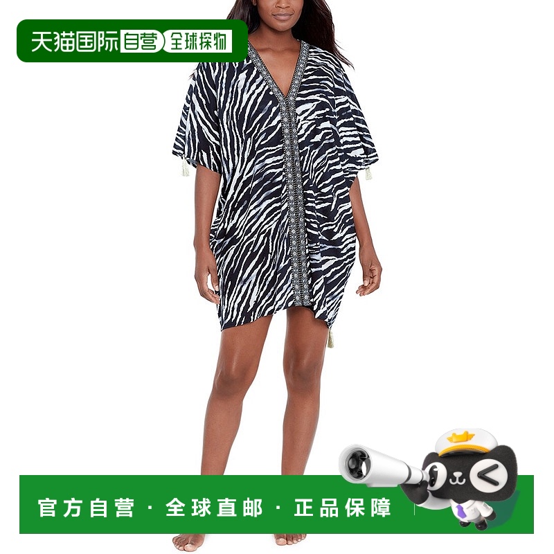 自营 Miraclesuit咖啡色罩衫-蓝色 美国奥莱直发新款
