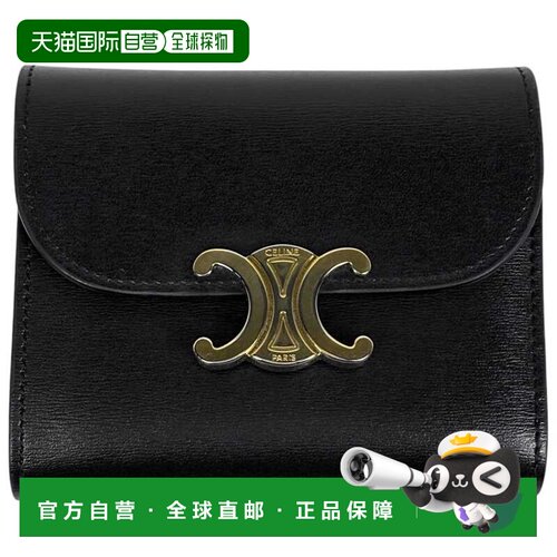 自营Celine Leather Wallet (Tri-Fold) (Pre-Owned) - black 美