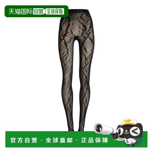 自营wolfordPython Net Tights - black 美国奥莱直发性感